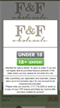 Mobile Screenshot of fandfwholesale.com
